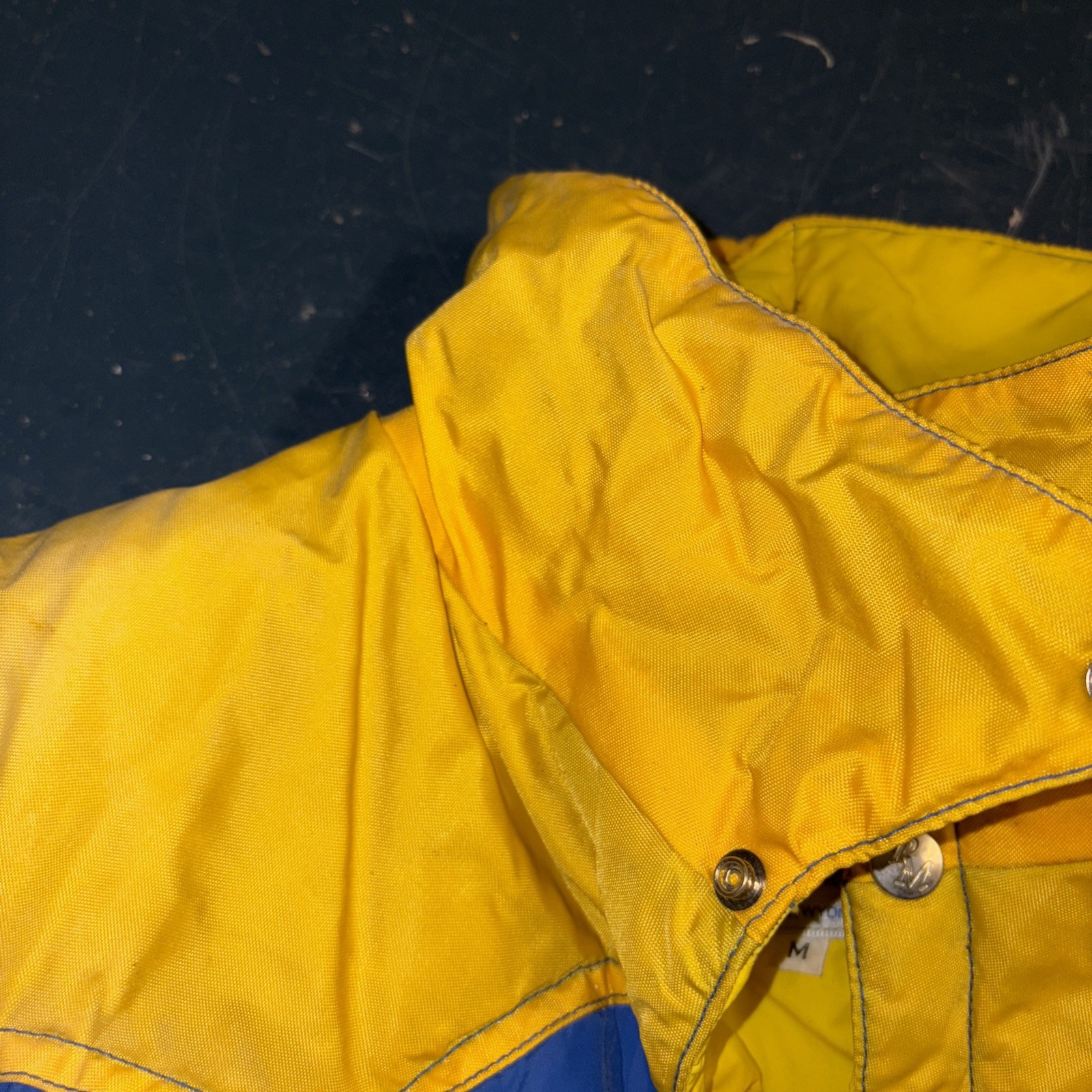 Powder Horn Mountaineering 70s Vtg Down Vest Blue Size medMen's Cold WeatherUSA image 5