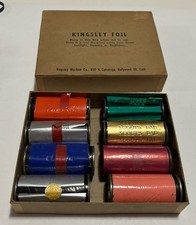 Kingsley Hot Stamping Foil - 8 Rolls, Original Box