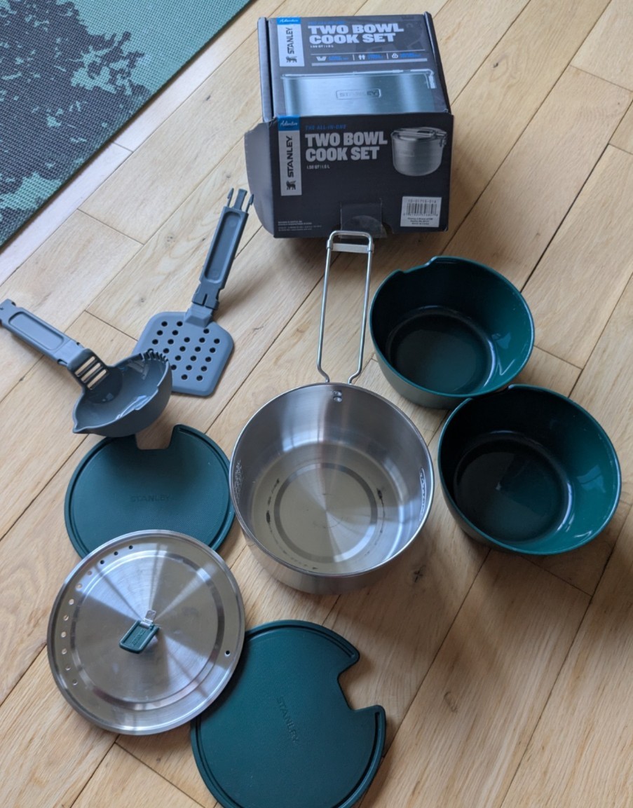 Stanley Adventure All-In-One 2 Bowl, 8-Piece Cook Set Stainless