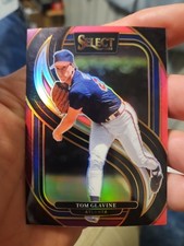 Tom Glavine 2025 Panini Select Pink Prizm /199  Atlanta Braves