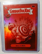 2025 Topps Garbage Pail Kids /40 GPK 40th Bull’s IRA 8/40 Ruby Red #68b