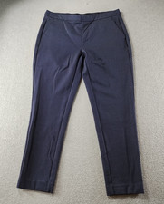 Liverpool Women's Pants Size 6 Black Pull On Ankle Pin Micro Dot Mid Rise 26"