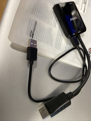 Lindy 2 Port DISPLAYPORT 1.2 MST HUB No. 38430