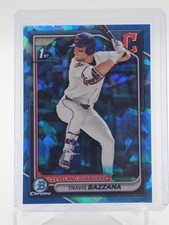 TRAVIS BAZZANA 2024 BOWMAN CHROME SAPPHIRE 1ST ROOKIE #BDC-1 GUARDIANS Q4105