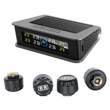 Tire Pressure Monitoring System Wireless Solar Tpms With 4 Sensors For Car