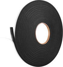 Self Adhesive Foam Tape Weatherstrip 1/4In X 1/4In X 50Ft High Density Foam Insu