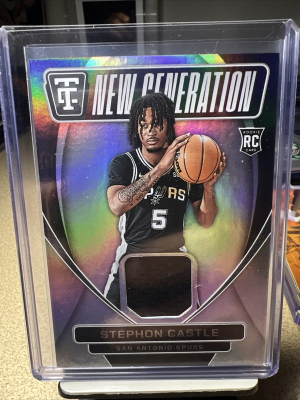 2024-25 Panini Totally Certified  New Generation Jerseys Stephon Castle #NGJ-STC