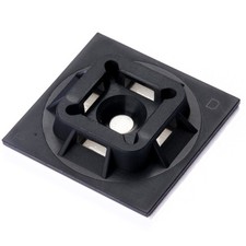 PANDUIT Mounting Base with Acrylic Adhesive Tape Weather Resistant Black 100pcs