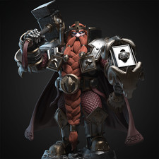 Magni Bronzebeard – World of Warcraft – High Quality 14K Resin – NON PEINT