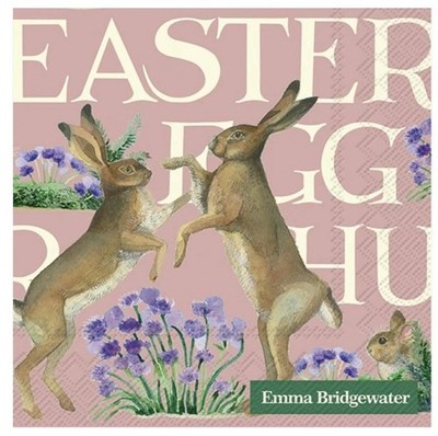 Emma Bridgewater 20 Servietten''Easter Hares''Osterhase Ostern Frühling 25x25 Hase