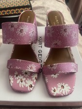 Kurt Geiger Pink Daisy Mules 4 EU 37