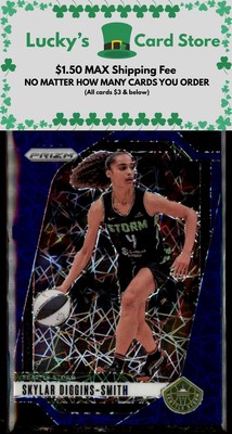 2024 Panini Prizm WNBA #76 Skylar Diggins-Smith Blue Velocity Prizms