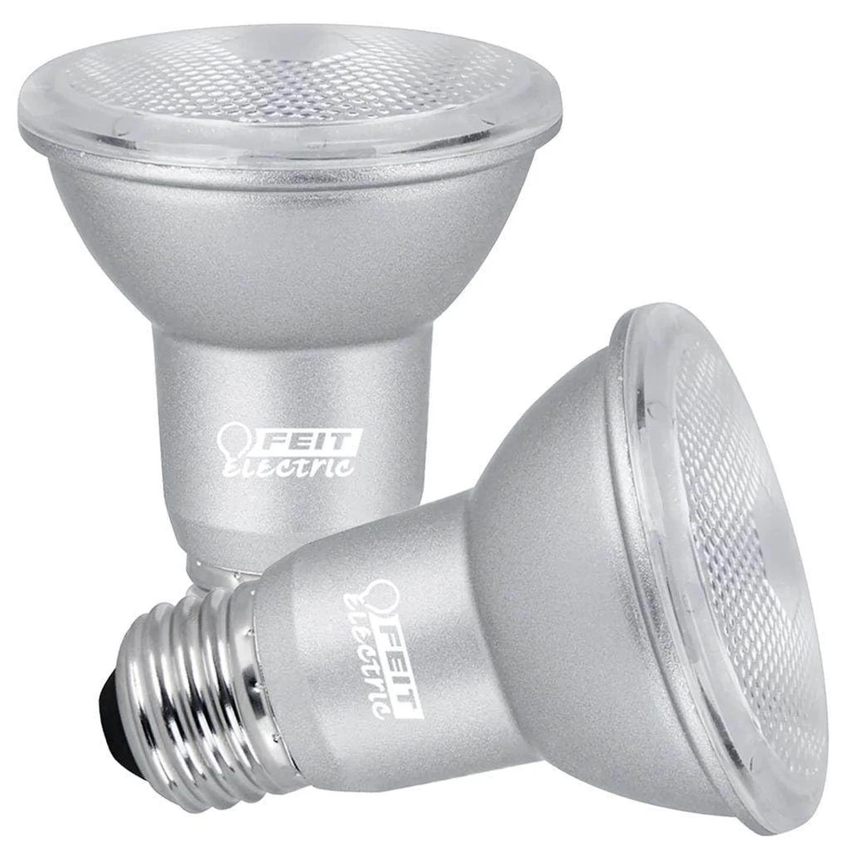 Feit Enhance PAR20 E26 (Medium) LED Bulb Daylight 50 Watt Equivalence 2 pk - Image 2 of 2