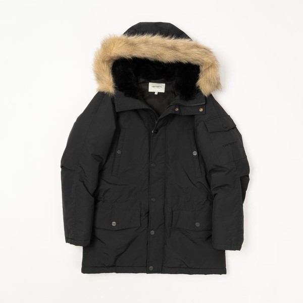 Herren Carhartt WIP Anchorage Parka Schwarz 38 / M / 46