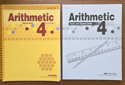 Abeka Arithmetic 4 - 4th Edition - Work-Text Answer Key + Test/Drill Teacher Key