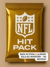 NFL Football Card Pack with 3 Guaranteed Autographs Relics or Numbered Cards