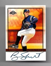 ben sheets 2001 topps bowman autograph signature auto #ba-bs