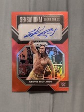 Stevie Richards WWE Panini Prizm 2023 Red Auto 1/99