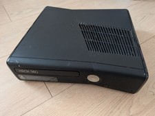 Xbox 360 Slim Console – Black – Fully Working - With Cables