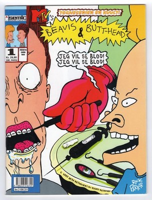 1994 MARVEL BEAVIS AND BUTTHEAD #1, #2 & #3 1ST BEAVIS, BUTTHEAD & DARIA NORWAY