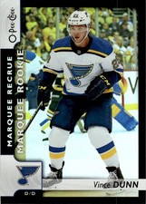 2017-18 O-Pee-Chee Update Black Rainbow Foil Vince Dunn Rookie /100 Seattle