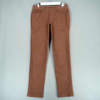 Lululemon Hose Herren W29 L30 braun 5 Pocket Classic Fit Hose Freizeit Stretch