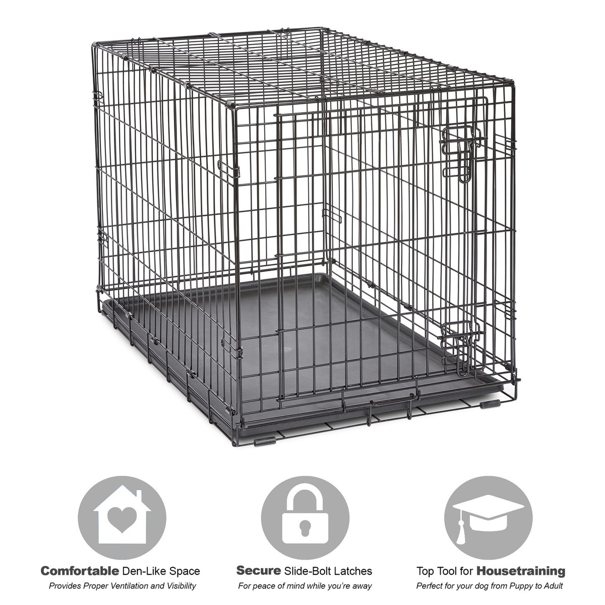 Midwest Homes for Pets 36-Inch New World Crate for Medium-Large