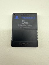 PS2 Memory Card PlayStation 2 - Black, Same Day Shipping 