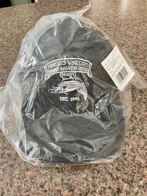 Marthas Vineyard Striper Derby hat, 80th Derby, Black, Vineyard Vines, NIP