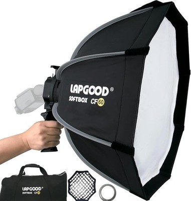 Softbox 24 Inch Handheld Bowens Mount For Godox Canon Sony
