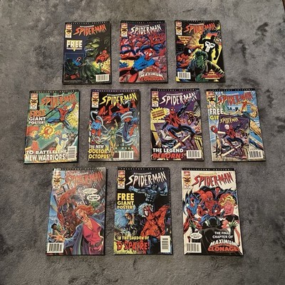 VTG 90s Astonishing Spider-Man Marvel Comics Collectors Edition #23 To #32 