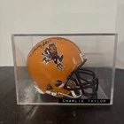 CHARLEY TAYLOR "HOF 84" Signed Mini Helmet Arizona State Sun Devils