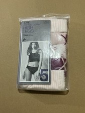 WOMAN/LADIES HIGH LEG KNICKERS COTTON RICH LYCRA BY M S NEW