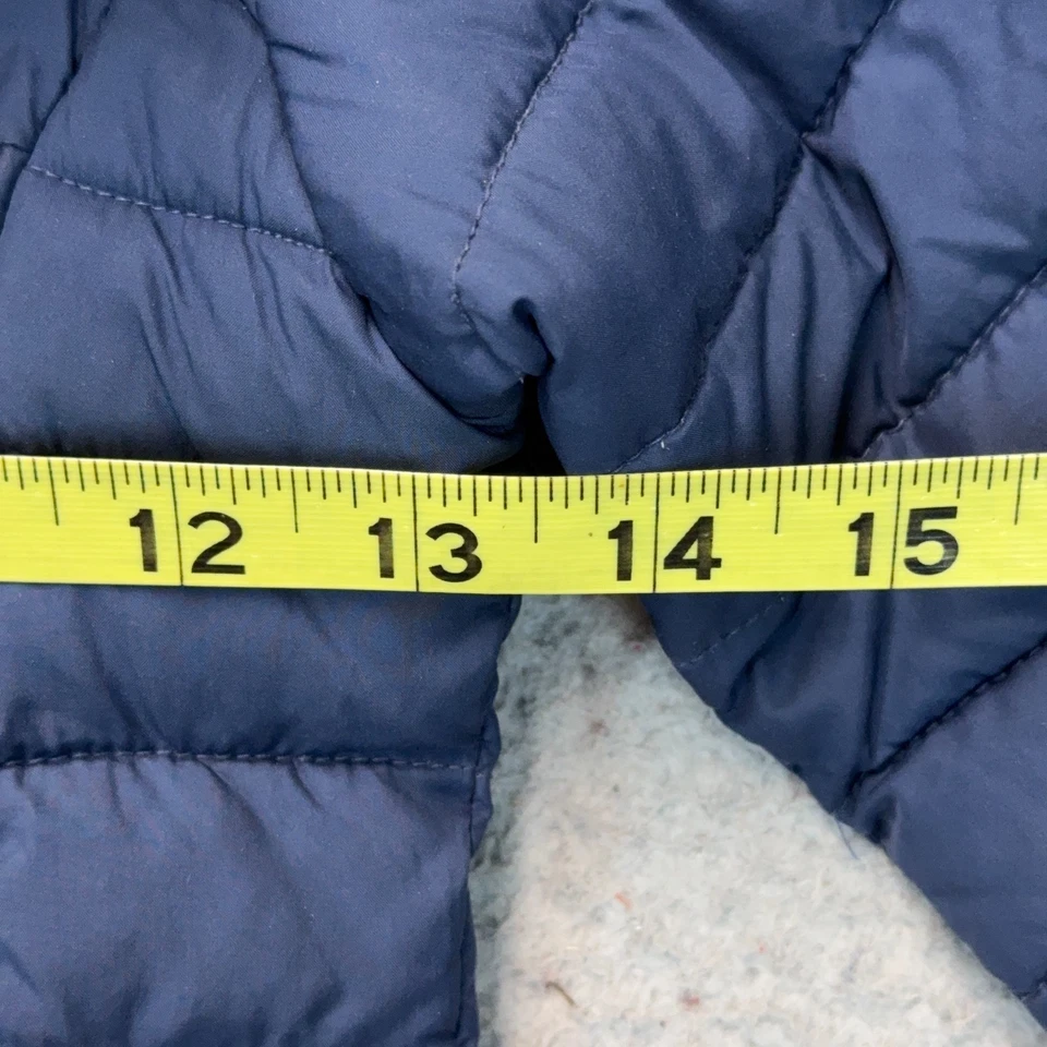 Jaqueta Columbia Puffer Juvenil Meninas XXS Azul Omni-Heat Zíper Completo Casaco Externo - Imagem 3 de 4