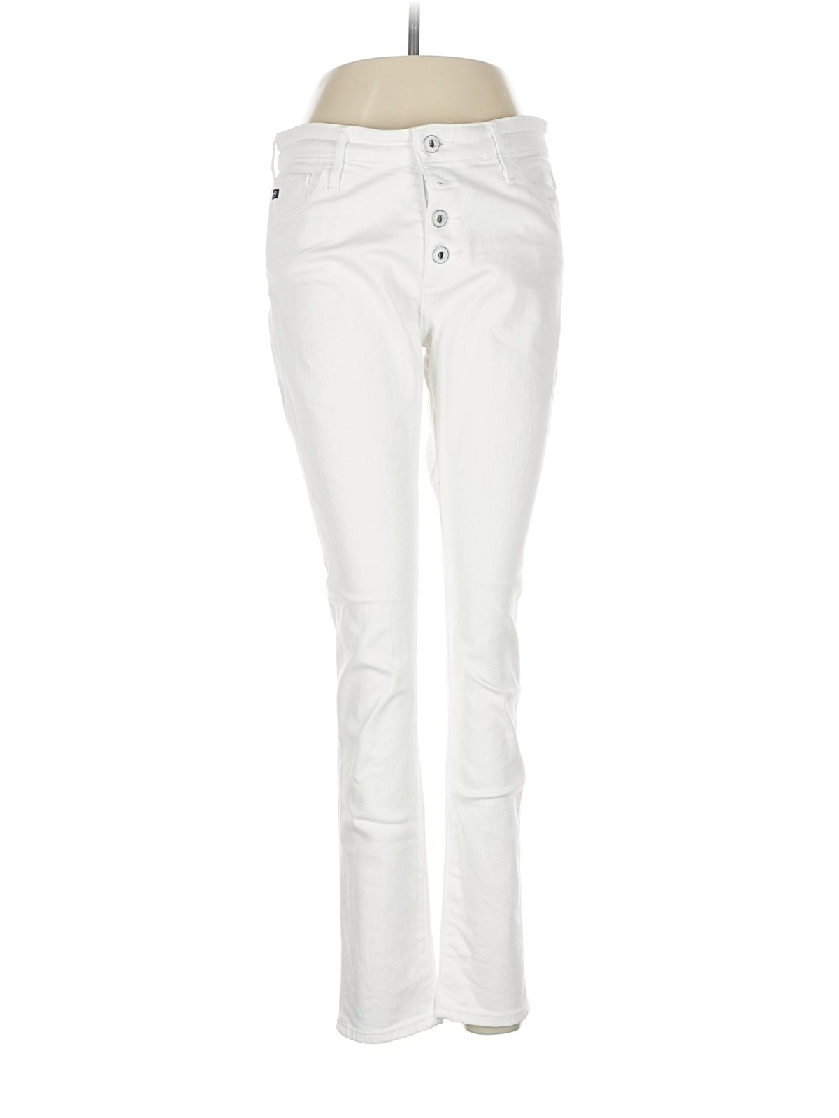 Adriano Goldschmied Women White Jeans 28W