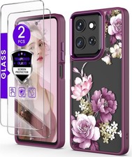 for Motorola Moto G 5G 2025/2026 Case Screen Protector,Military Grade Protective