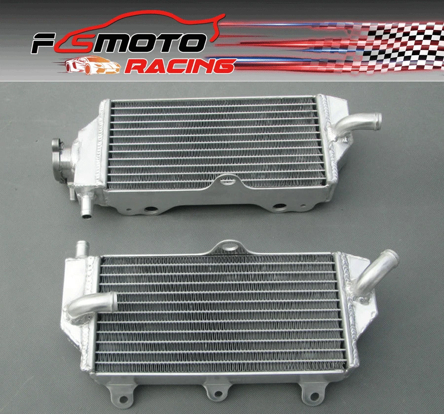 Radiador de aluminio para Kawasaki KX125 KX 125 2003-2008 2004 2005 2006 2007 Foto 4 de 4