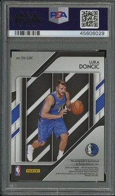 スポーツ選手 Luka Doncic Prizm RC LUKA DONCIC 2018-19 PANINI PRIZM ROOKIE AUTOGRAPH RC AUTO PSA 10