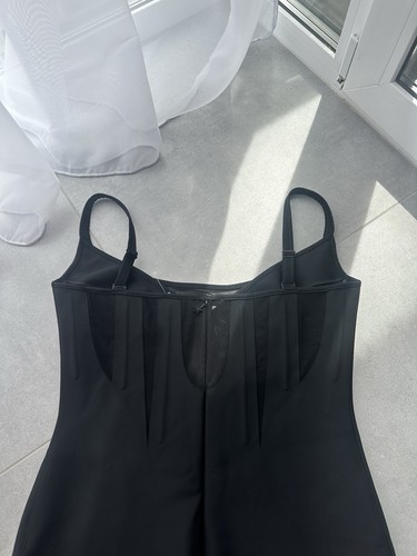 Thierry Mugler X H&M Size M Mini Black dress corset style LBD - Picture 10 of 15