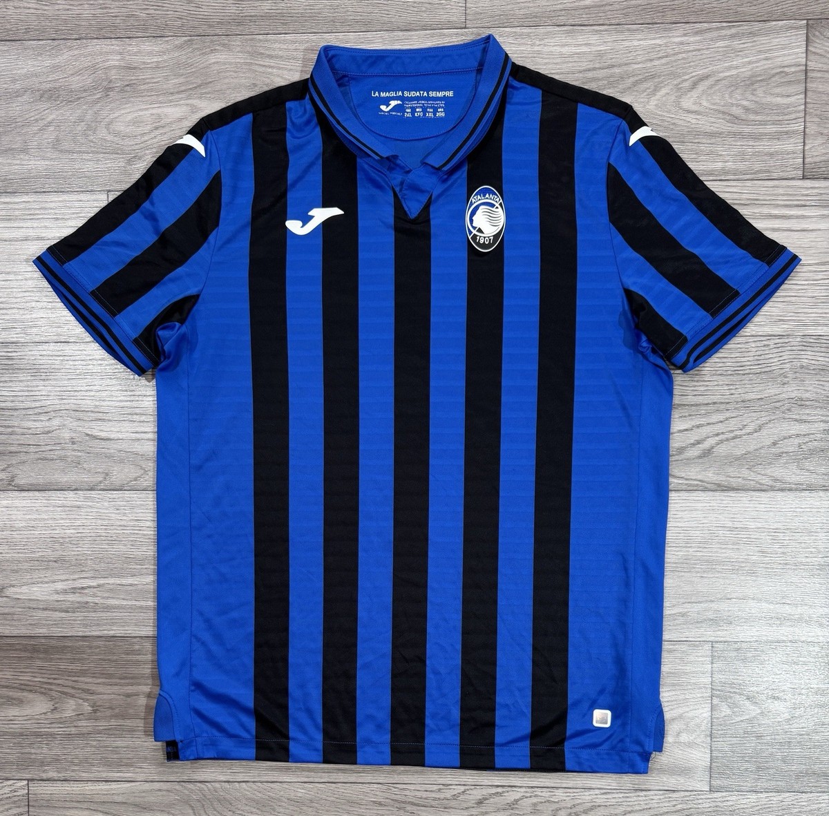 Atalanta BC 2019 2020 Home Football Jersey Soccer Shirt Joma Size