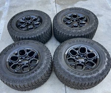 18” Chevy Silverado ZR2 AEV Bison Factory OEM Black Wheels Rims Tires Stock 2025