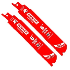 Diablo 6-inch 14/18 TPI Metal Reciprocating Saw Blade (2 Pack) - DS0614BF-2PK