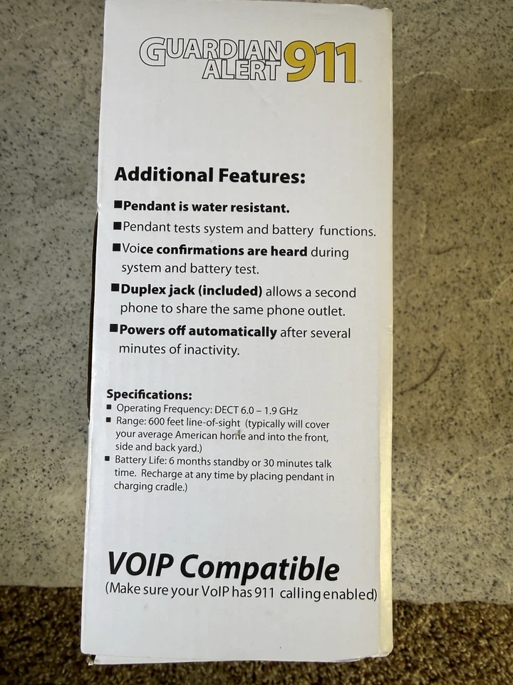LOGICMARK Guardian 警报 911 紧急警报系统型号 30511 全新开箱 — 第 3/4 张图片