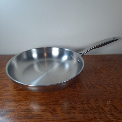 Tramontina 10-Inch Tri-Ply Clad Stainless Steel Frying Pan, Induction Safe
