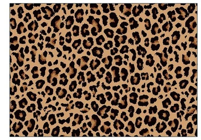 SWEET_CAKE_DECORATIONS Classic Leopard Print Pattern Edible Cake Wrap – A4 Icing Sheet