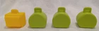 VINTAGE FISHER PRICE LITTLE PEOPLE AIRPORT CHUNKY LUGGAGE LOT OF 4