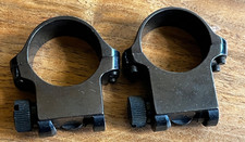 Factory Vintage Ruger Model 77 Rifle Offet 1 Blued Scope Rings-high-used