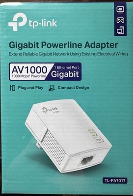 tp-link AV1000 Gigabit Powerline Adapter New