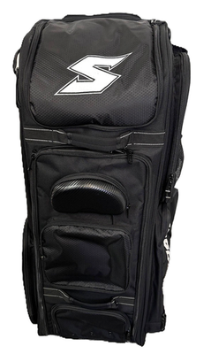 #ad Suncoast Roller Bat Bag w Cooler 38quot; All Black Softball Baseball Gear Bag $299.99