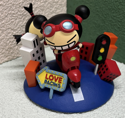 1pcs PUCCA Figure Collection Love Racing Riding Motorcycle Toy | eBay